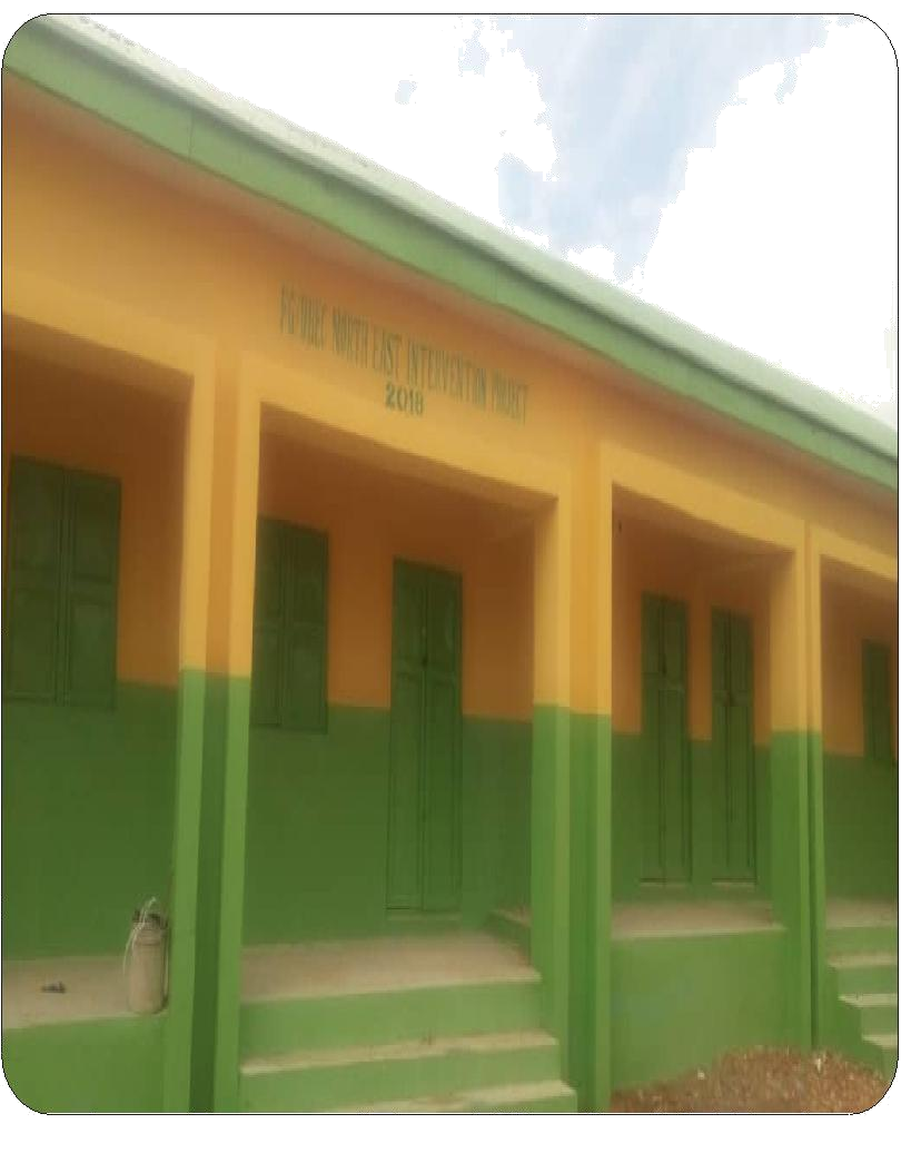 Construction of a Block of Three Classrooms with Office, Store, Toilet, and Motorized Borehole and Furnitures